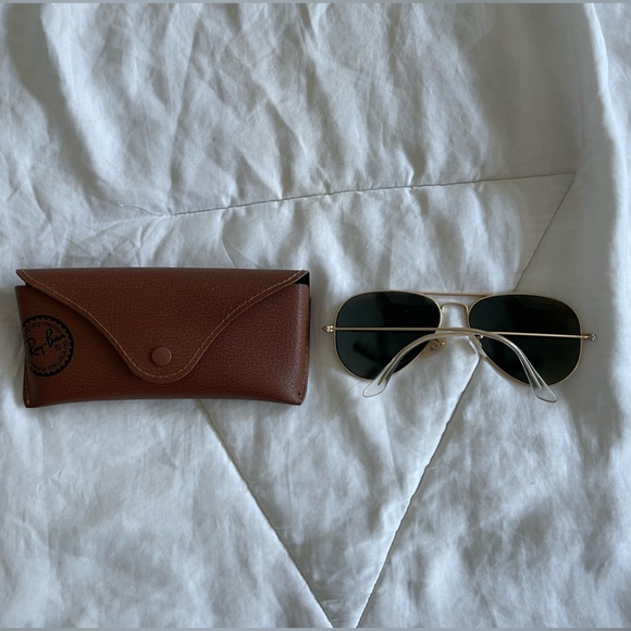 Ray-Ban - Aviator Sunglasses - Blue Tint - Picture 2 of 3